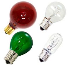 C9 Incandescent Light Bulbs
