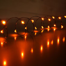 Orange Micro Party String Lights - 30 Lights - 60"