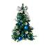 Pre-Decorated Tree, Blue and Silver w/ LED Lights - 36