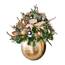 Pre-Decorated Urn Filler, Gold, Silver and Champagne w/ WW LED Lights - 16