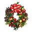 Pre-Decorated Wreath, Red and Gold w/ LED Minis - 30