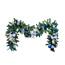 18x3 Pre-Decorated Garland, Blue and Silver w/ LED Minis GAR18X3-BLSLV