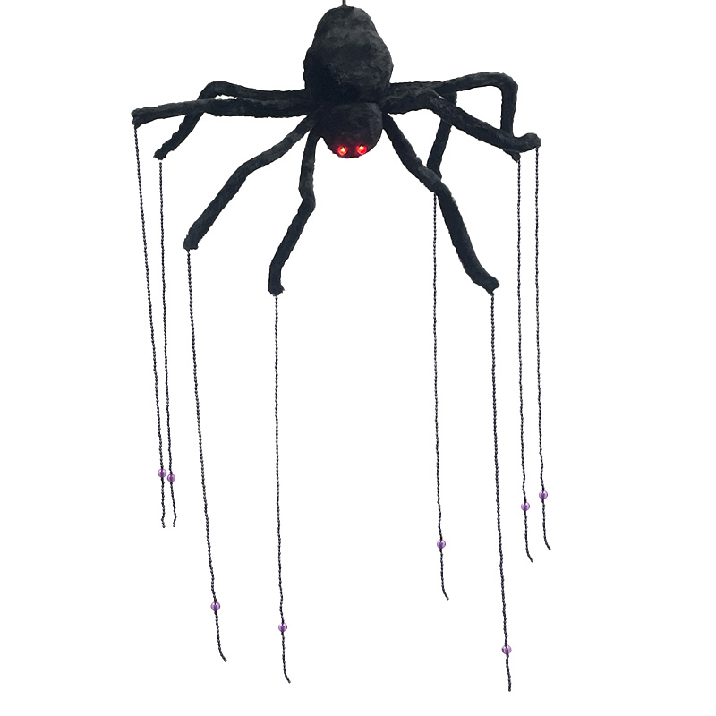 28 in. H B/O Lighted Halloween Hanging Spider - Battery Operated - 28" GC2695210