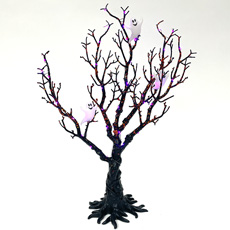 Lighted Halloween Tree with Ghosts - Battery Operated - 23" GC2731550