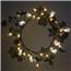 Halloween Wreath with Bats, Ghosts and Candy Corn - Battery Operated - 26