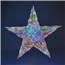 USB Electric Lighted Hanging Holographic Star with Remote Control - 15.5