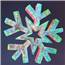 USB Electric Lighted Holographic Snowflake with Remote Control - 18.3