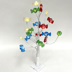 Lighted Colorful Holiday Candy Tree - Battery Operated - 26" GC2731650