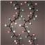 36' Red/Green/White Compact String Lights