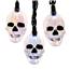 Halloween RGB LED Glitter Skull Lights - 10 Lights HW1885