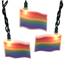 Holiday Gay Pride Flag Lights - 10 Lights UL4363