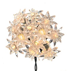 Holiday Flower Clear Lights - 20 Lights UL4335