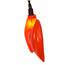 Halloween Purple & Orange Dangling Bats Icicle Lights - 25 Lights