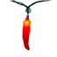 Red Chili Pepper Christmas String Lights - 10 Lights