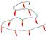 Red Chili Pepper Christmas String Lights - 10 Lights