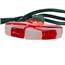 Red and White Candy LED Lights - 20 Lights