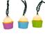 Multicolor Cupcake String Lights with Green Wire - 10 Lights