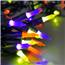 Halloween Frosted LED Light Strand - Orange, Purple and Lime 50 Lights  VM-K7558F