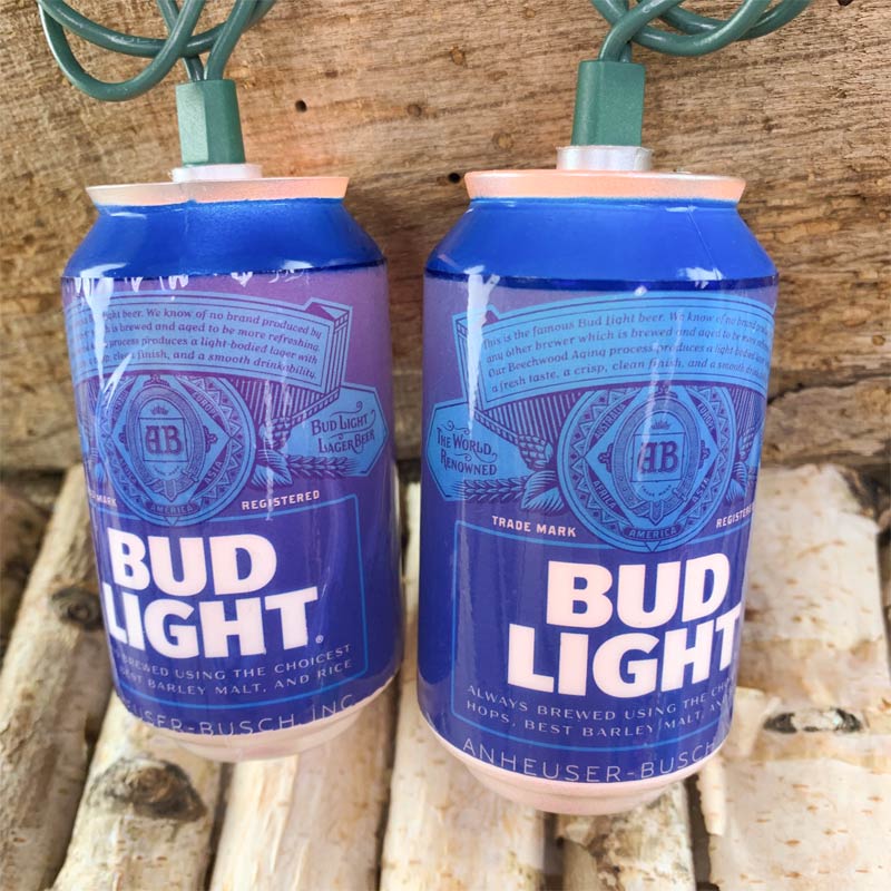 Bud Beer Can Lights