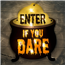 Halloween Enter if you Dare Shimmer Widow Décor PD-190894