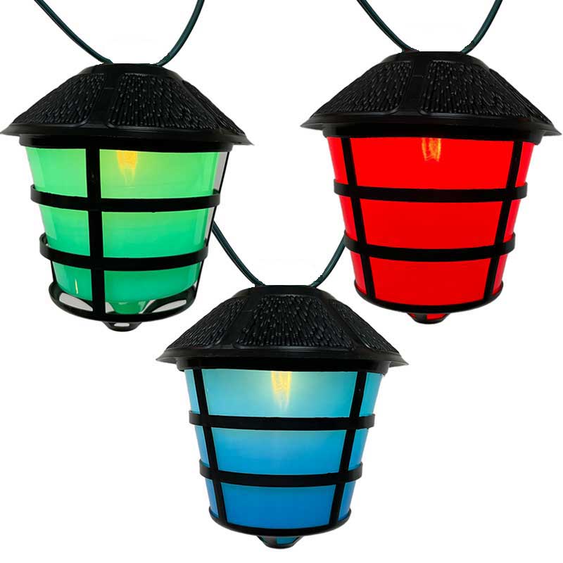 Retro RV C7 Lantern Party String Lights - 10 Lights