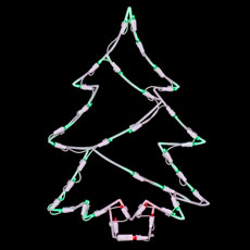 Christmas Tree Window Décor - 35L LED  VM-490523