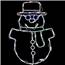 Snowman Window Décor - 35L LED VM-490527